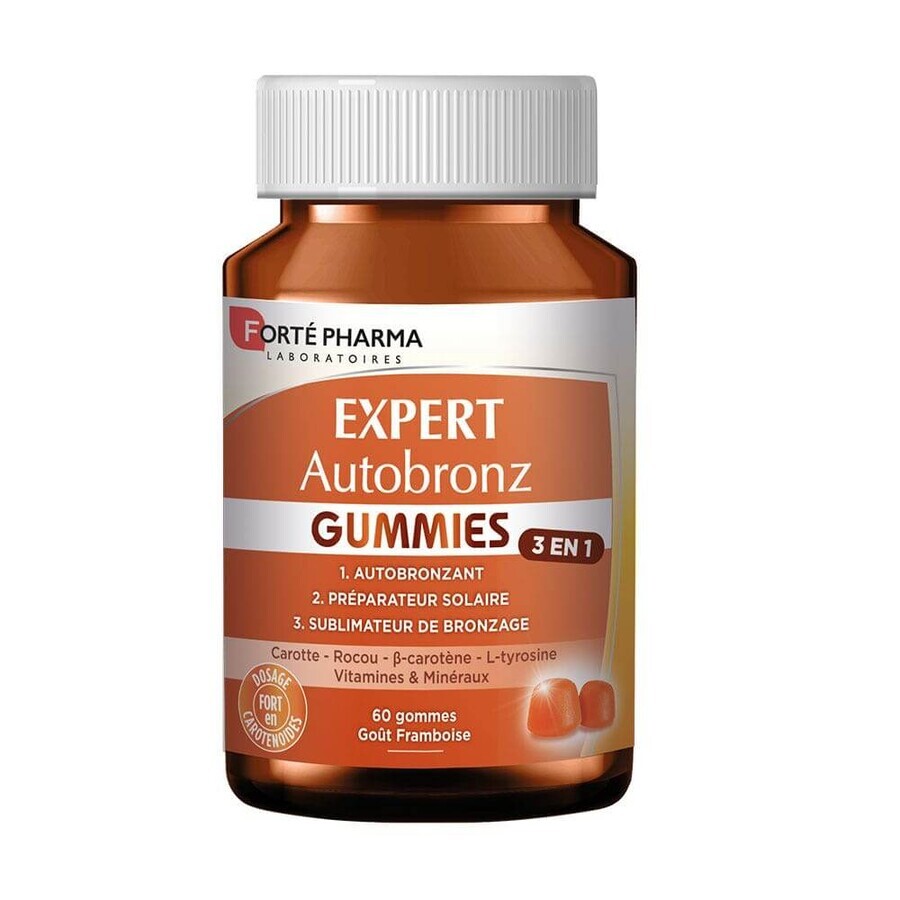 Comprar Forté Pharma Expert AutoBronz Autobronceador 60 gomas de mascar Forté Pharma Expert AutoBronz Autobronceador 60 gomas de mascar