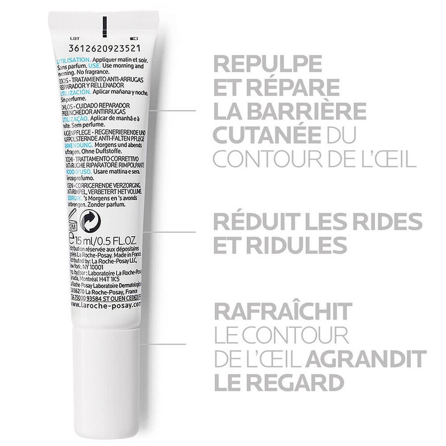 La Roche-Posay Hyalu B5 Îngrijire antirid reparatoare și reumplătoare contur ochi 15ml La Roche-Posay Hyalu B5 Îngrijire antirid reparatoare și reumplătoare contur ochi 15ml
