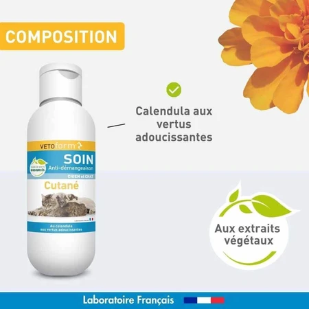 Vetoform Anti-Juckreiz-Milch für Hunde und Katzen 125 ml