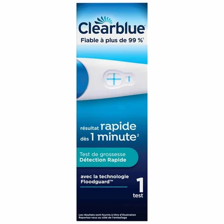 Clearblue Prueba de embarazo de detección rápida 1 prueba