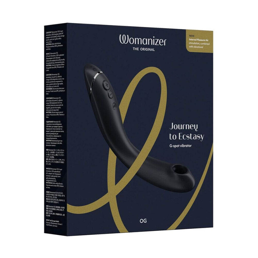 Womanizer OG Vibratore Punto G Colore Grigio scuro