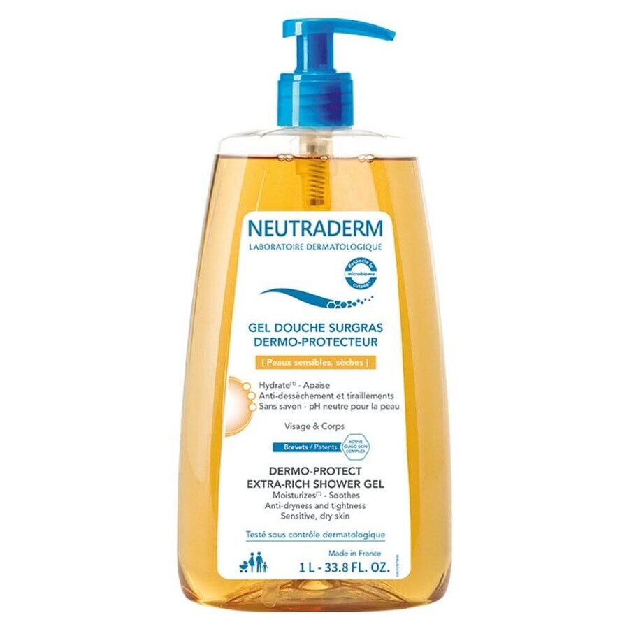 Cumpără Neutraderm Gel de duș dermo-protector hrănitor Piele uscată 1l Neutraderm Gel de duș dermo-protector hrănitor Piele uscată 1l