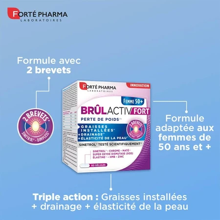 Forté Pharma BrulActiv Fort Fat Burner Women 50 years and older Forte 60 capsules