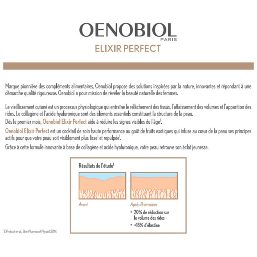 Oenobiol Huid- en Oogcontour Elixir perfect Krachtige anti-aging 30 sticks