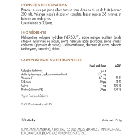 Oenobiol Peau&Regard Elixir perfect Anti-âge haute performance 30 sticks