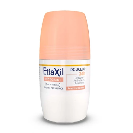 Etiaxil Desodorante Roll-on Delicadeza sin aluminio 48h Piel Sensible 2x50ml