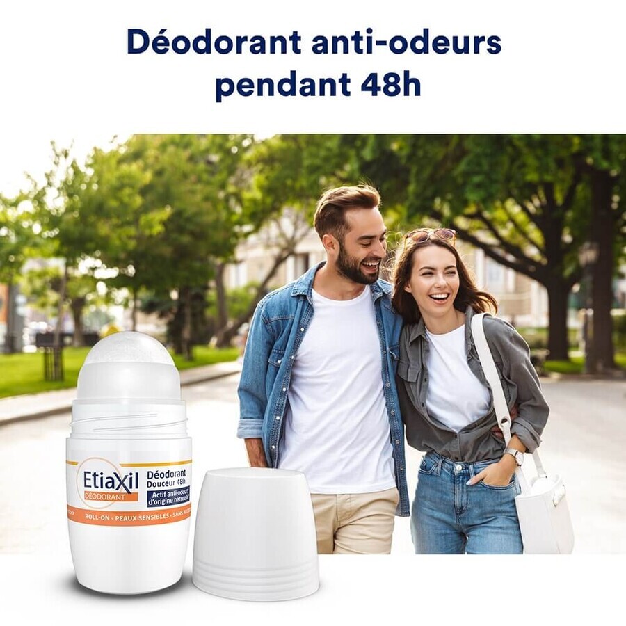 Etiaxil Deodorante Roll-on Delicatezza senza alluminio 48h Pelle Sensibile 2x50ml Etiaxil Deodorante Roll-on Delicatezza senza alluminio 48h Pelle Sensibile 2x50ml