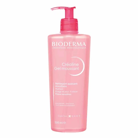 Bioderma Crealine Micellar Cleansing Gel Beruhigende empfindliche Haut Gesicht und Augen