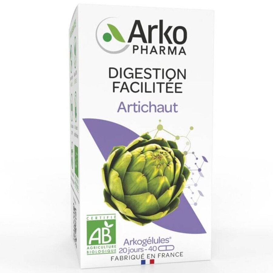 Comprar Arkopharma Arkocapsule Ayuda digestiva Alcachofa ecológica 40 cápsulas Arkopharma Arkocapsule Ayuda digestiva Alcachofa ecológica 40 cápsulas