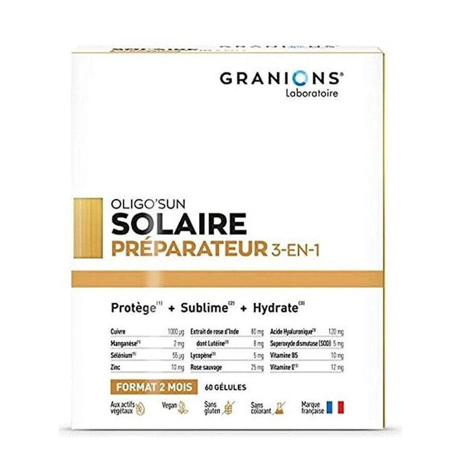 Buy Granions Oligo'Sun 3-in-1 Sun Repairer 2-Month Care 60 Capsules Granions Oligo'Sun 3-in-1 Sun Repairer 2-Month Care 60 Capsules