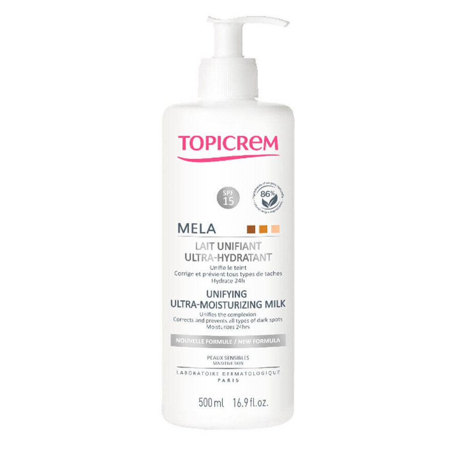 Topicrem Apple Unifying Milk Ultra-Hydrating Sensitive Skin Apple 500ml