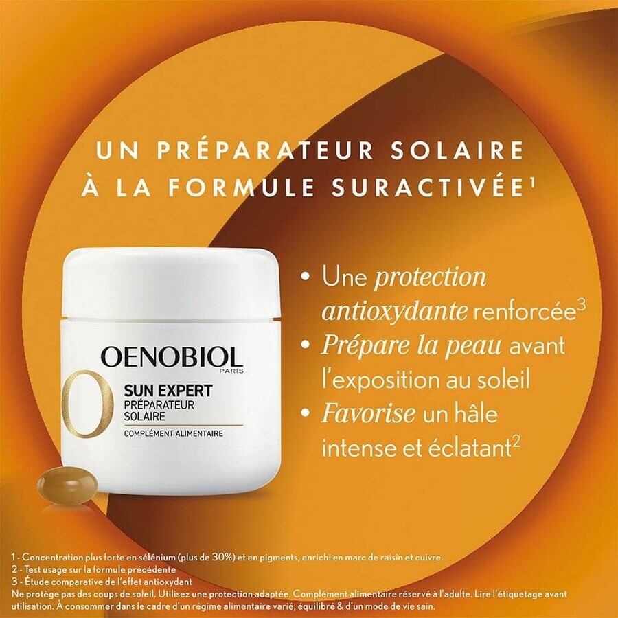 Oenobiol Sun Expert Préparateur Solaire 2x30 Capsules