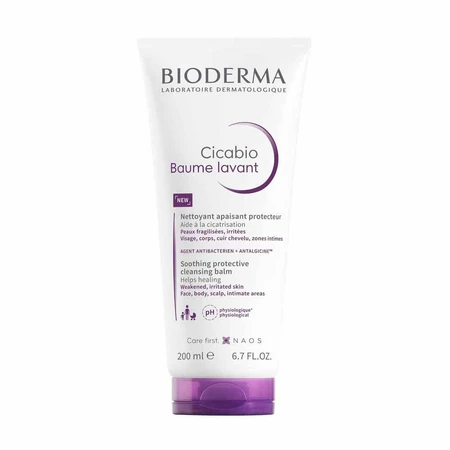 Bioderma Cicabio Protector, bálsamo limpiador calmante para pieles frágiles e irritadas 200 ml
