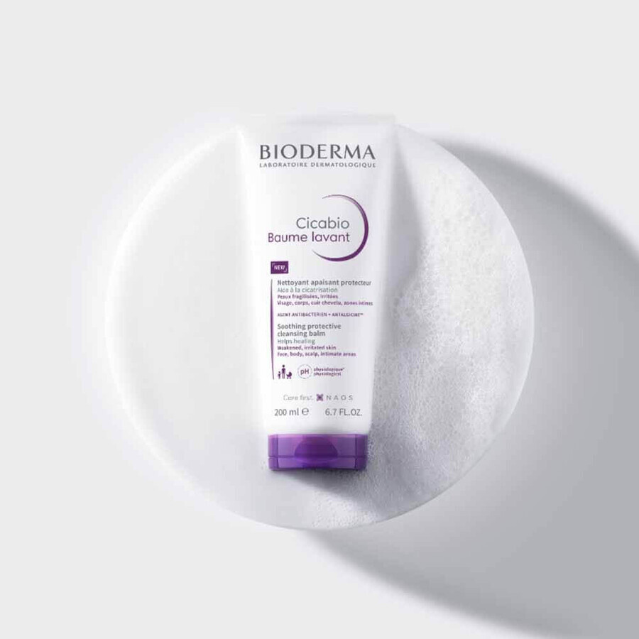 Bioderma Cicabio Protective Cleansing Balm, soothing for fragile and irritated skin 200 ml Bioderma Cicabio Protective Cleansing Balm, soothing for fragile and irritated skin 200 ml