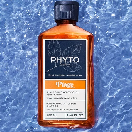 Phyto Beach Champú rehidratante para después del sol Cabello expuesto a los rayos UV Sal y cloro 250ml