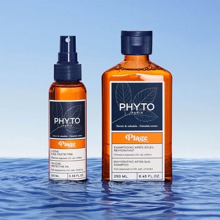 Phyto Beach Champú rehidratante para después del sol Cabello expuesto a los rayos UV Sal y cloro 250ml