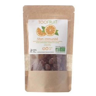 Toofruit Gummies fruités Immunité Orange,Vitamine C et Propolis 30gummies