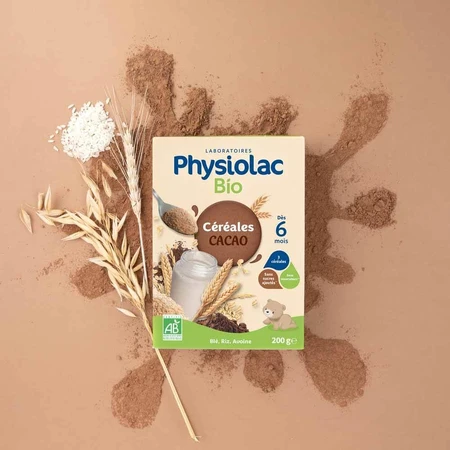 Physiolac Cereales Cacao Des 6 Mois Bio 200g
