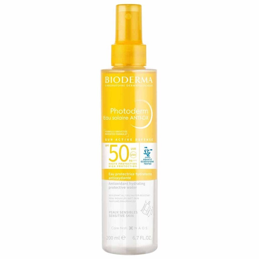 Winkel op Bioderma Photoderm Zonwater SPF50 Anti-OX Gevoelige Huid 200 ml Bioderma Photoderm Zonwater SPF50 Anti-OX Gevoelige Huid 200 ml
