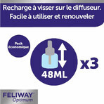 Feliway Optimum Serenity Renforcée Happy Family Kit 3x48ml Feliway Optimum Serenity Renforcée Happy Family Kit 3x48ml