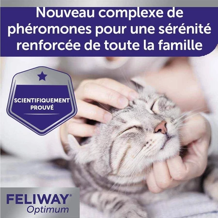 Feliway Optimum Serenity Renforcée Happy Family Kit 3x48ml