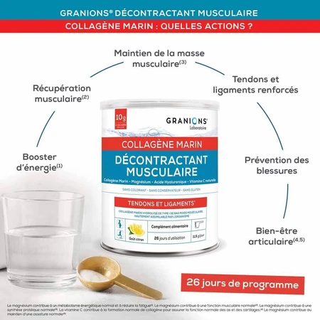 Granions Relajante muscular con colágeno marino 300g