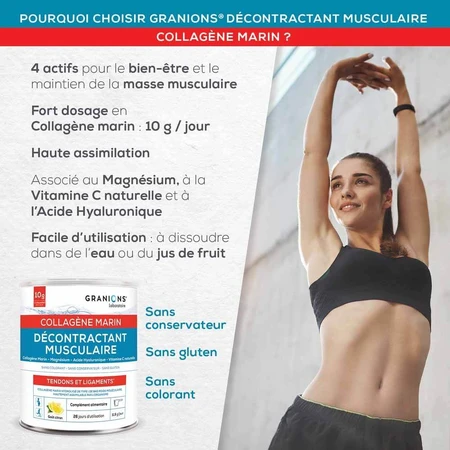 Granions Relajante muscular con colágeno marino 300g