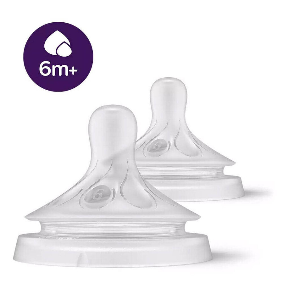 Boutique Avent Natural Response Tétines Silicone Liquide Epaissis Débit Nouveau-Né 6 Mois et + x2 Avent Natural Response Tétines Silicone Liquide Epaissis Débit Nouveau-Né 6 Mois et + x2