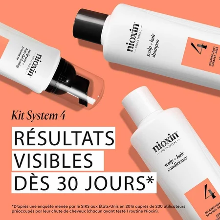 Nioxin System 4 Kit for Colored/Dry/Damaged Hair and Advanced Loss 700ml