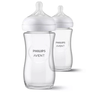 Avent Natural Response Glazen fles vanaf 1 maand 2x240ml