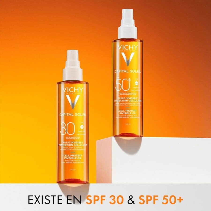 Vichy Capital Soleil Huile Invisible Protection Cellulaire SPF30 200 ml