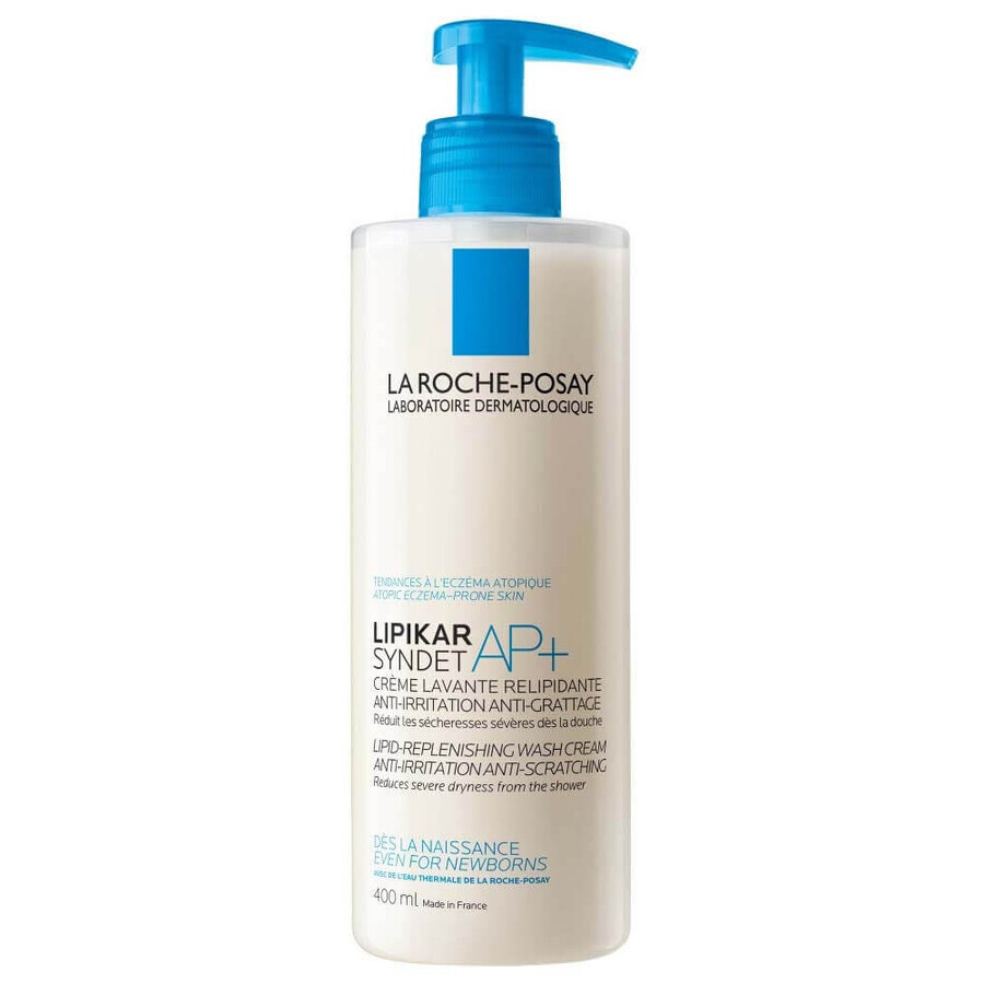 Cumpără La Roche-Posay Lipikar Cremă de curățare care ameliorează pielea atopică 400ml La Roche-Posay Lipikar Cremă de curățare care ameliorează pielea atopică 400ml