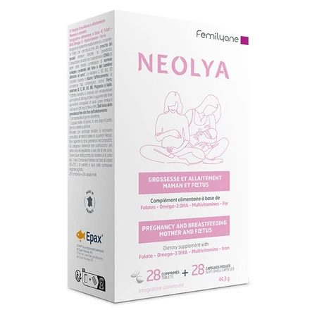 Bailleul Femilyane Bailleul Femilyane Neolya zwangerschap en borstvoeding moeder en foetus 28 tabletten + 28 parels
