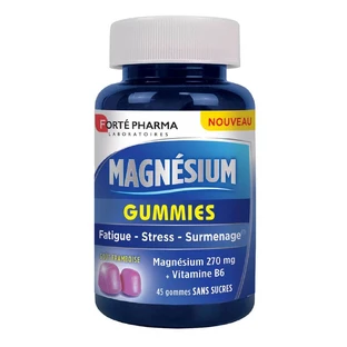 Forté Pharma Magnesium Raspberry Flavor Sugar Free 45 Gummies