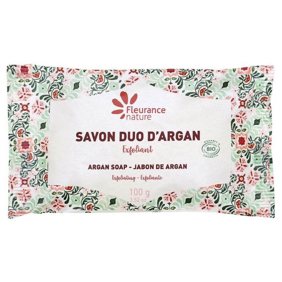 Fleurance Nature Dúo Jabón Exfoliante Argán Bio 100g