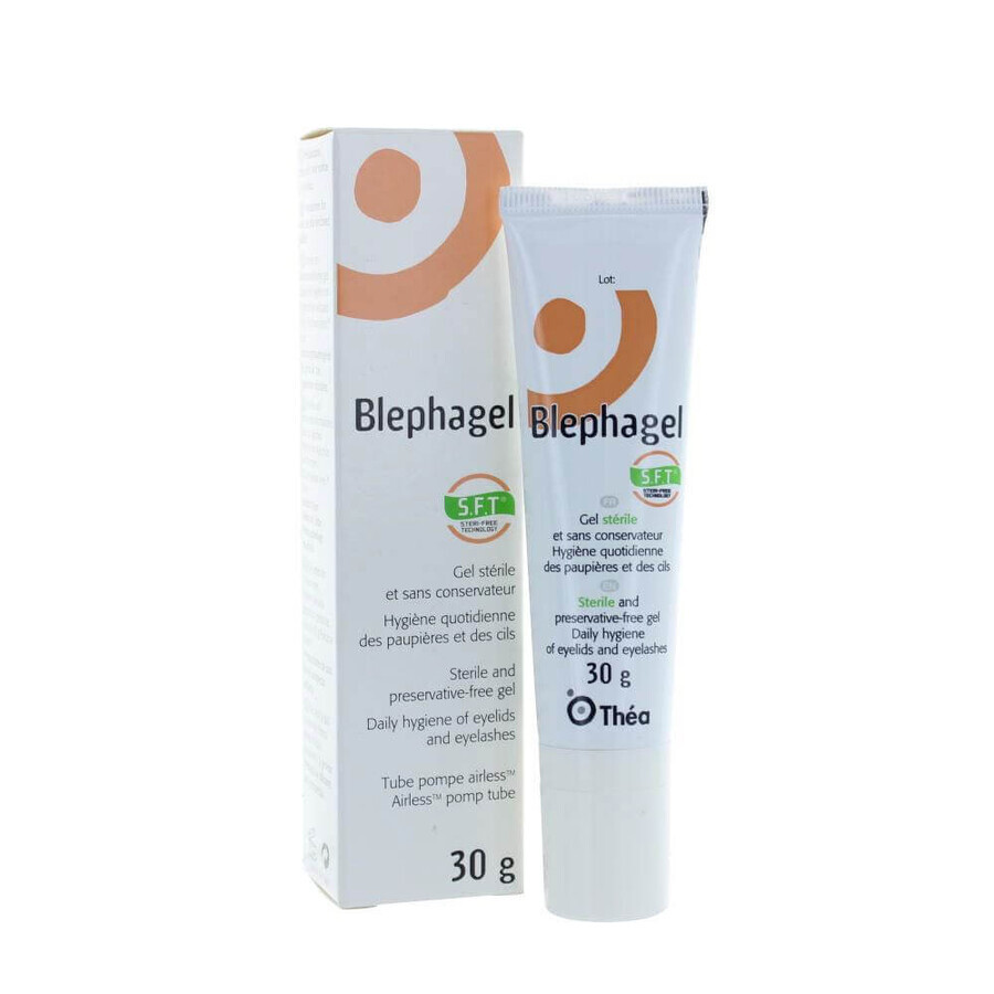 Thea Gel Higiene Párpados y Pestañas Estéril Blefagel Tecnología Sft 30g