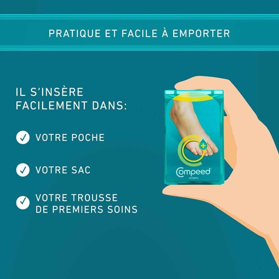 Compeed Pansements Cors Hydratant Moyen Format X6