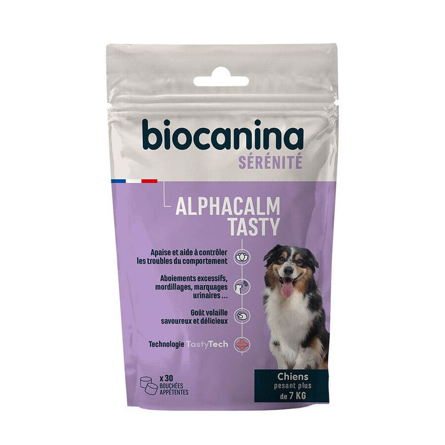 Biocanine Serenity Alphacalm Tasty Dog x30 Bucăți de mâncare