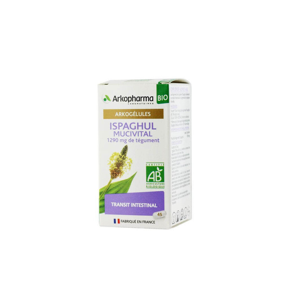 Winkel op Arkopharma Arkocapsule Ispaghul Slijmvlies Bio 45 Capsules Arkopharma Arkocapsule Ispaghul Slijmvlies Bio 45 Capsules