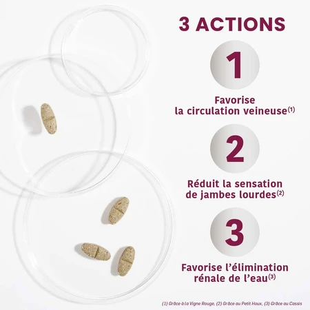 Santarome Fluidiveine Jambes Légères 60 comprimidos