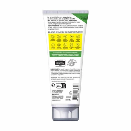 Naturancia [aloevera]2 Zuccari Pur Gel d'Aloe Vera non pasteurisé sans eau ajoutée 2x concentré 200ml