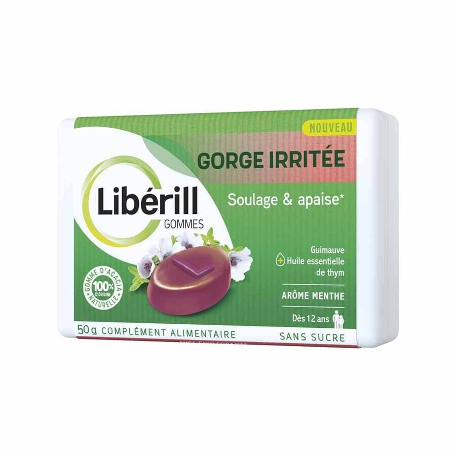 Buy Libérill Gommes Gorge Irritée 50g Libérill Gommes Gorge Irritée 50g