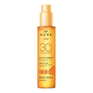 Nuxe Sun Sun Bräunungsöl Gesicht und Körper Hoher Schutz SPF30 150ml