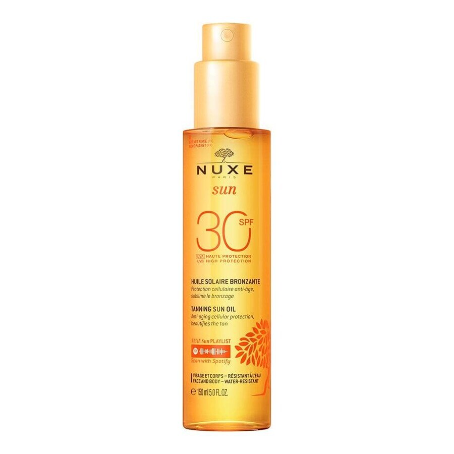 Cumpără Nuxe Sun Sun Ulei de bronzat față și corp cu protecție ridicată SPF30 150ml Nuxe Sun Sun Ulei de bronzat față și corp cu protecție ridicată SPF30 150ml