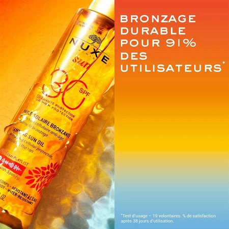 Nuxe Sun Sun Bräunungsöl Gesicht und Körper Hoher Schutz SPF30 150ml