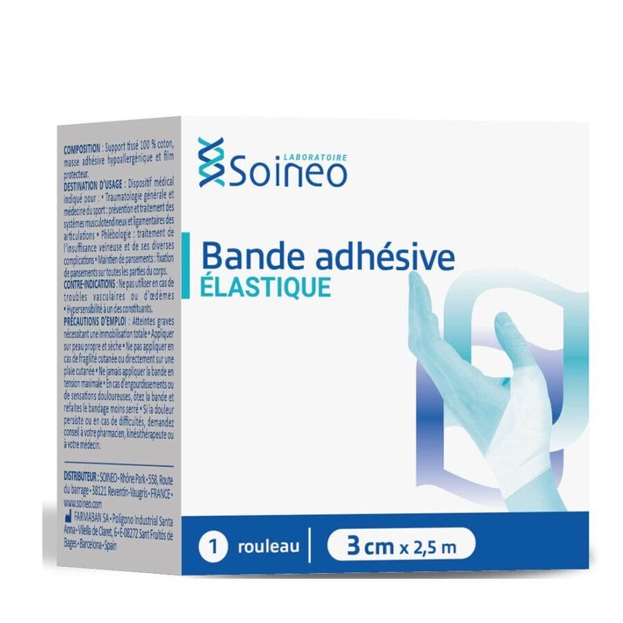 Soineo Bandages Elastic adhesive tape 2.5mx3cm