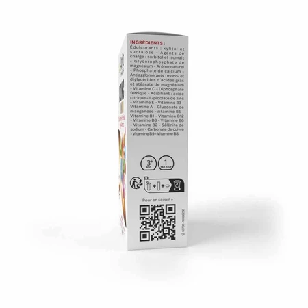 Arkopharma Azinc Junior Goût Cola Vitamines C & E, Zinc 30 comprimés