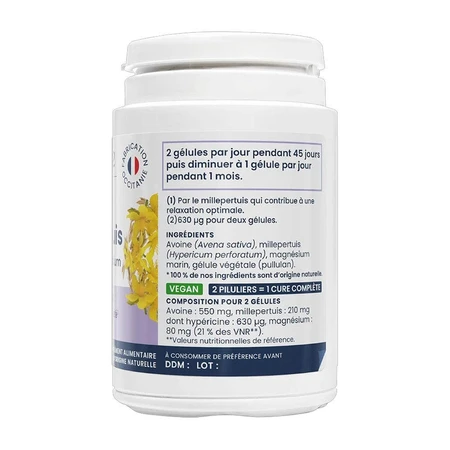 Oemine Psy Millepertuis Avoine - Magnésium 60 gélules