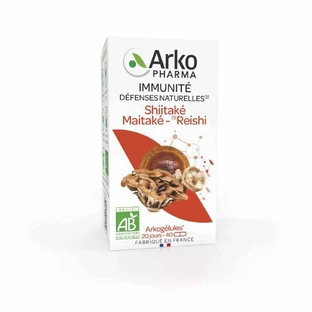 Arkopharma Arkocapsule Shiitake Maitake Reishi Ecológico x40 cápsulas