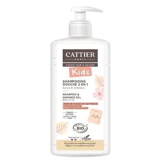 Cattier Detangling shampoo shower gel 2 in 1 marshmallow flower scent 500ml